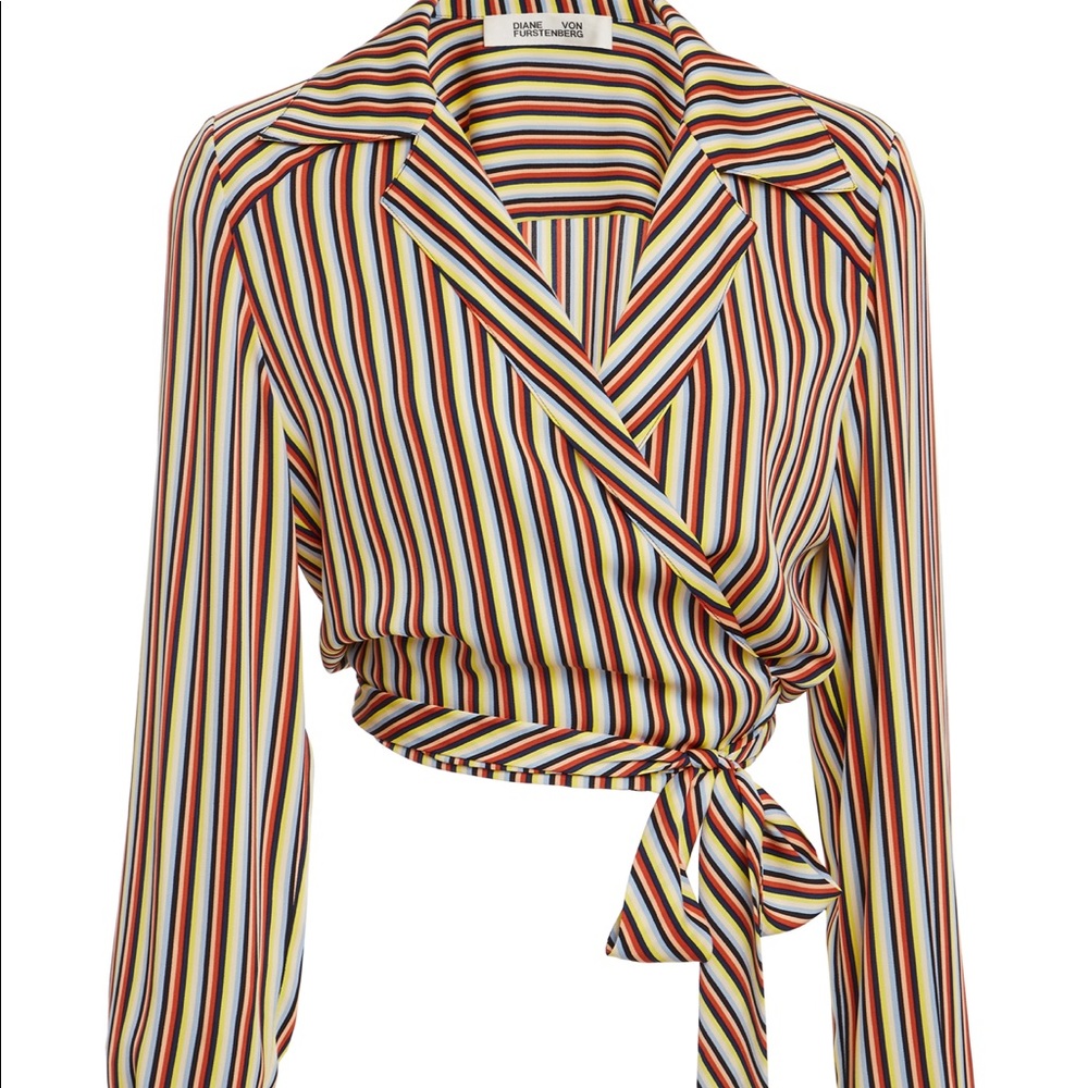 Diane von Furstenberg long sleeve sleeve silk top